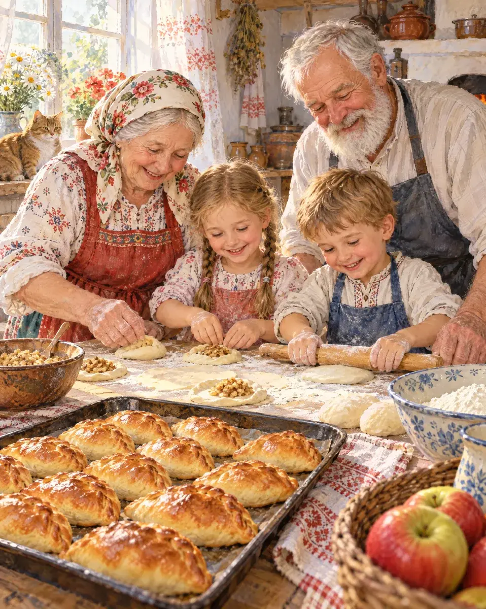 Бабушке и дедушке